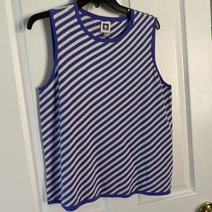 Anne Klein sleeveless knit top